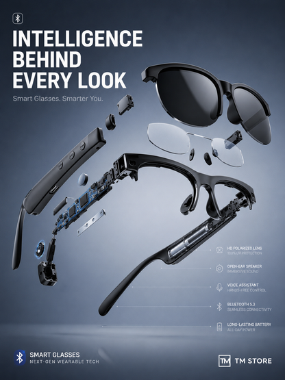 GS8 - Wireless Bluetooth Smart Glasses