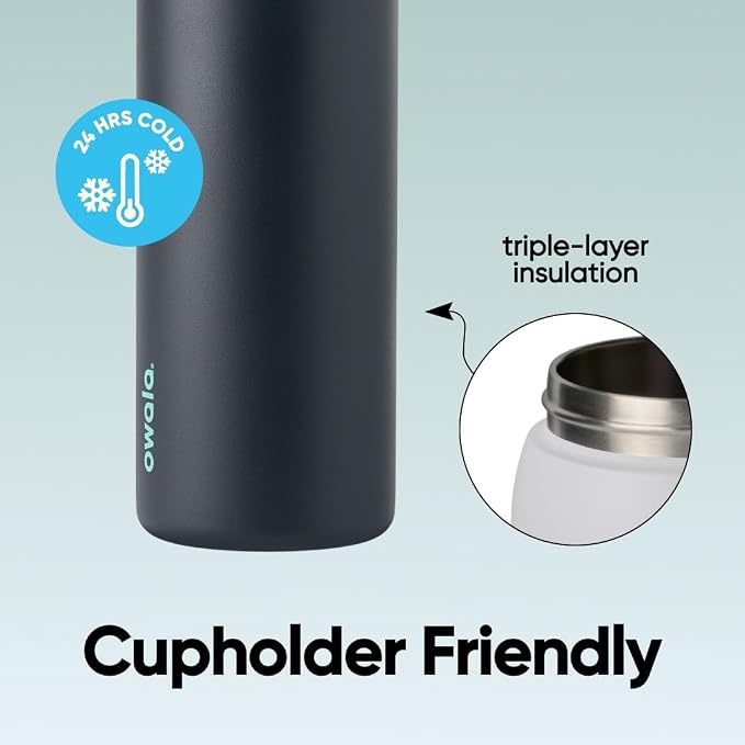 Stainless Steel Water Bottle with Straw And Chug Lid for Sports and Travel.