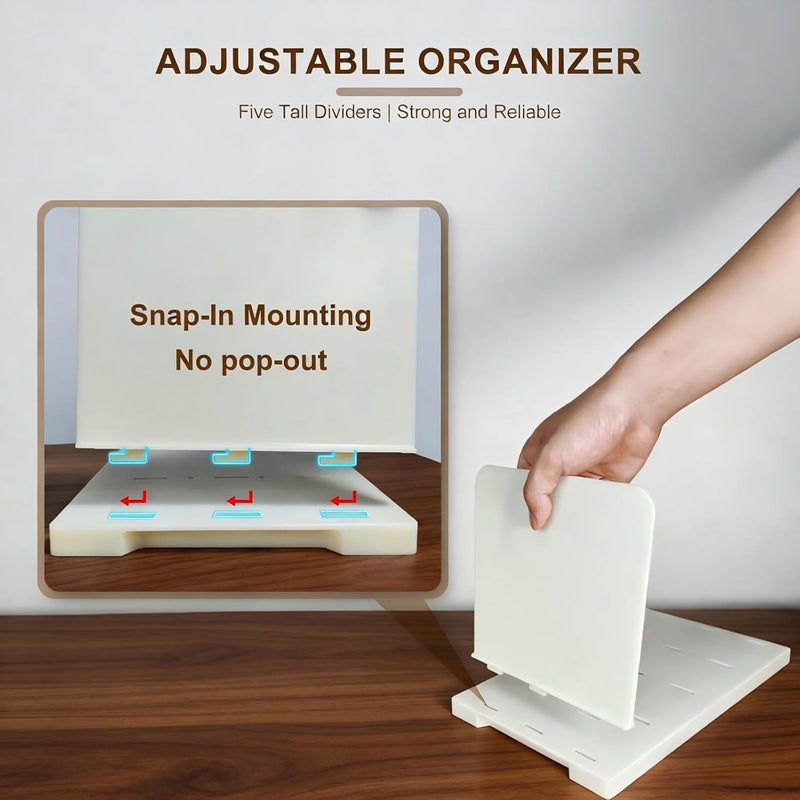 Bag Organizer For Cabinet.(Reusable)