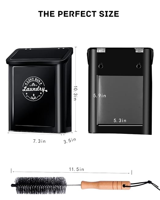 Magnetic Dryer Lint Bin.
