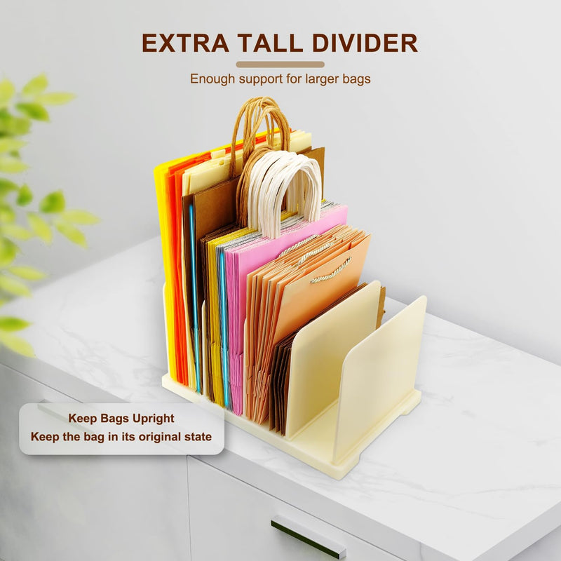 Bag Organizer For Cabinet.(Reusable)