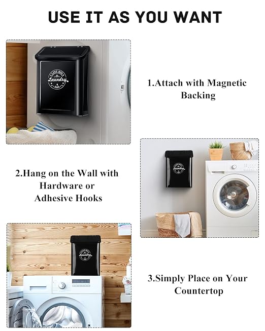 Magnetic Dryer Lint Bin.