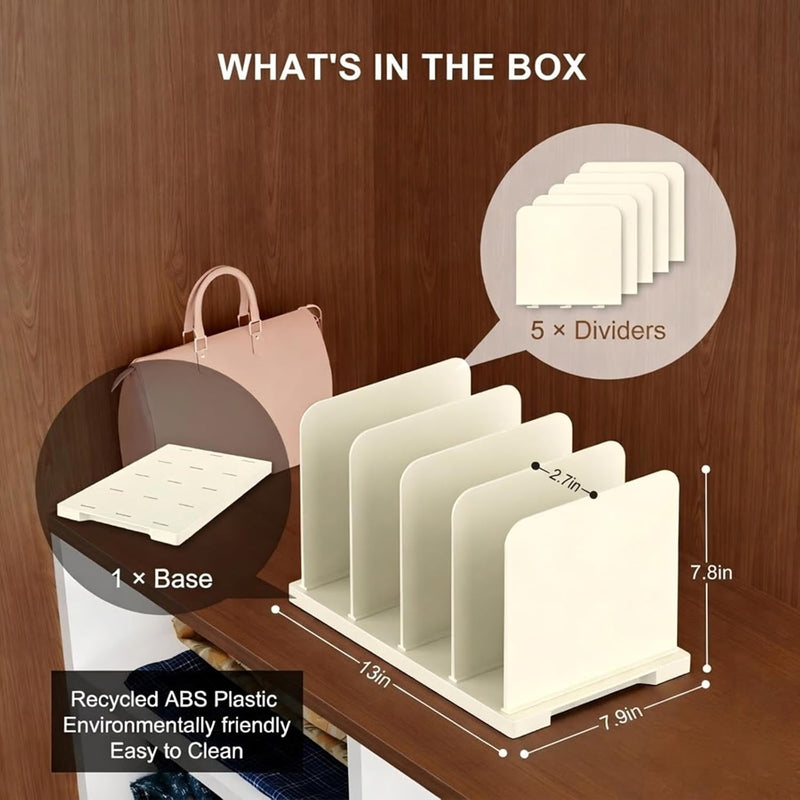 Bag Organizer For Cabinet.(Reusable)
