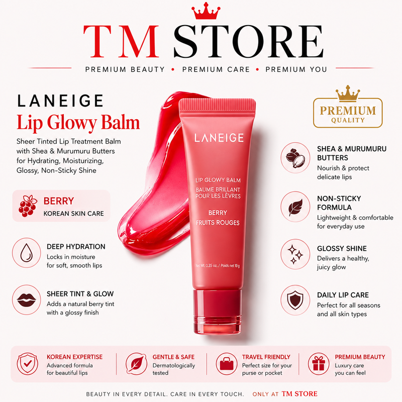 TM Lip Glowy Balm.
