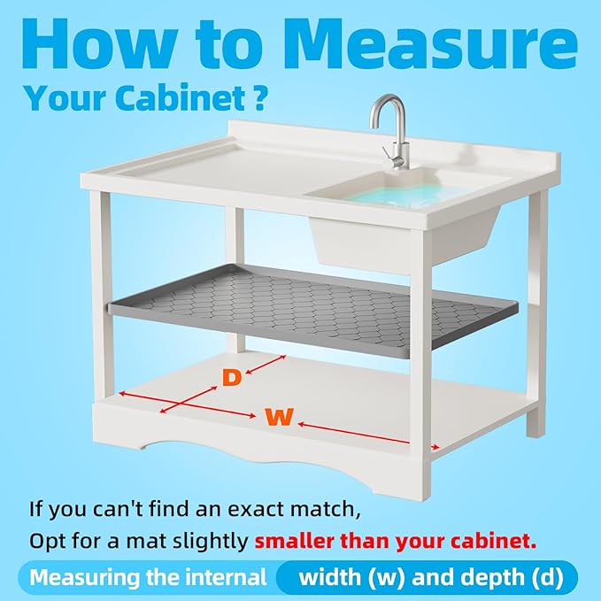 Silicone Under Sink Mat.