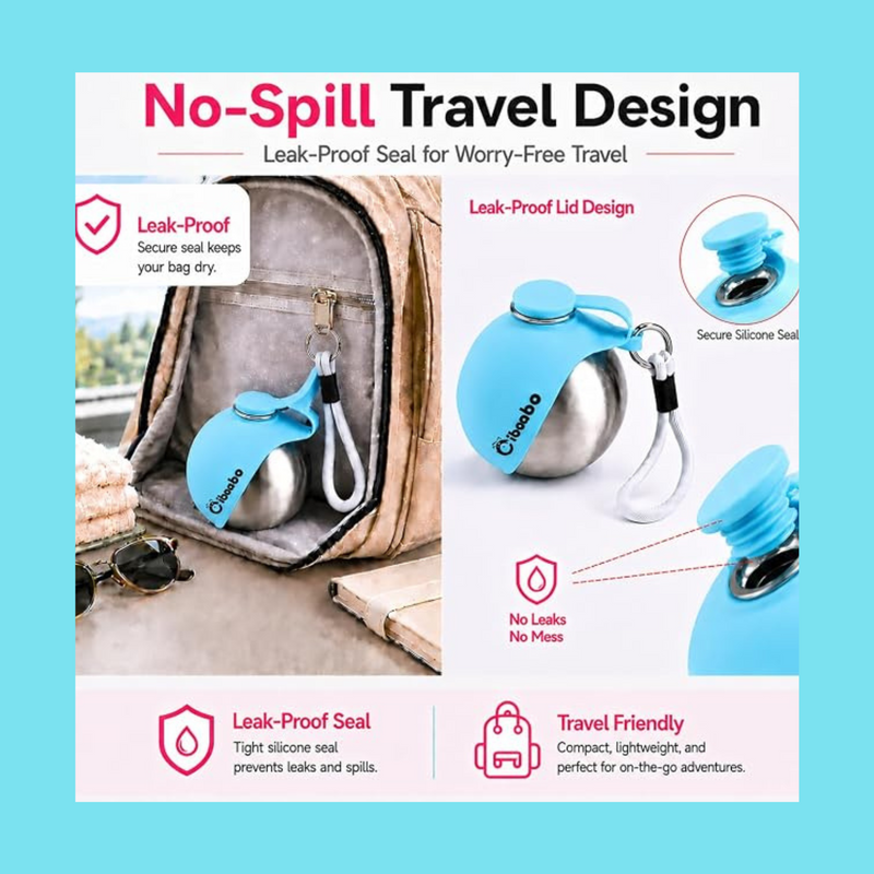 TM 2 in 1 Portable Dog Water Bottle with Bowl.