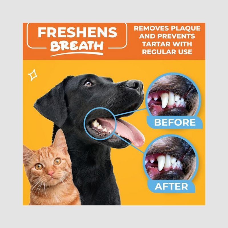 PET Teeth Cleaning Finger Wipes