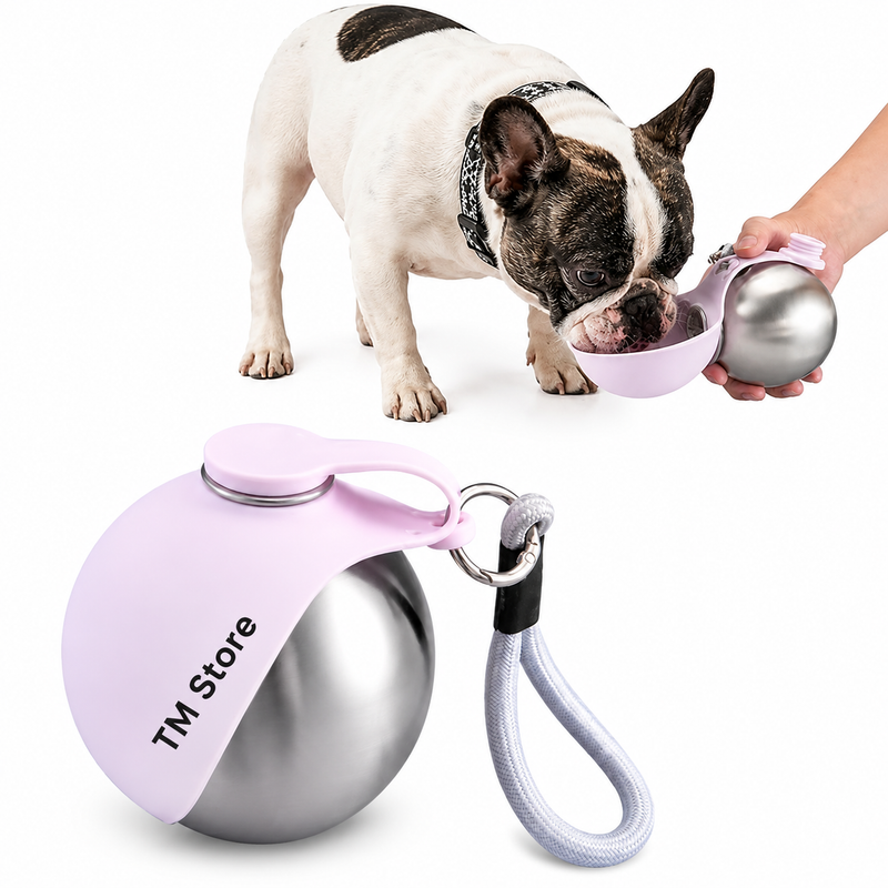 TM 2 in 1 Portable Dog Water Bottle with Bowl.