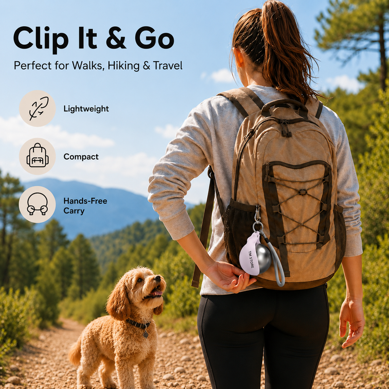TM 2 in 1 Portable Dog Water Bottle with Bowl.