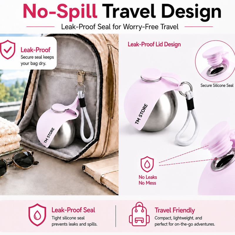 TM 2 in 1 Portable Dog Water Bottle with Bowl.